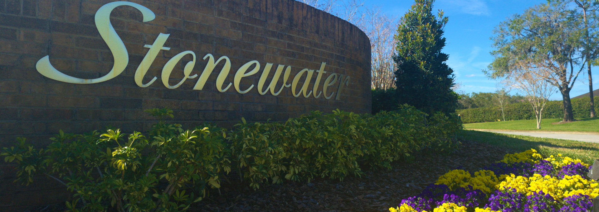 Stonewater Community Sign